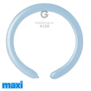 SET 500 Baloane Latex Modelaj 5/152cm Standard Powder Blue MAXI D4.Q260.108